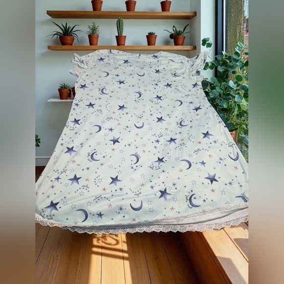 Ekouaer Women's Nightgown Sleepwear Soft Sleepshirt Short Sleeve Size Large-EUC - Picture 9 of 12